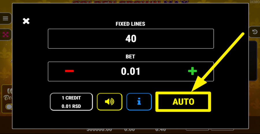 Golden Crown Max Booster Autoplay
