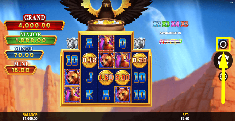 Golden Eagle Autoplay Feature