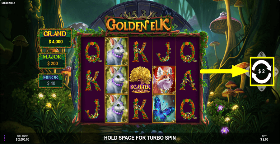 Golden Elk Play Button