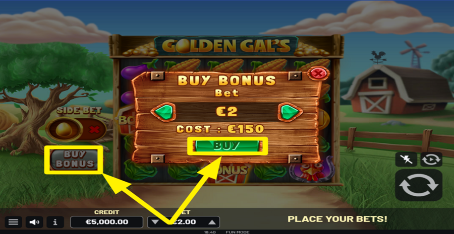 Golden Gals Buy Bonus