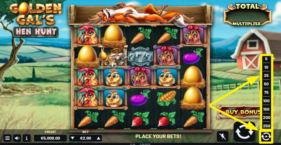 Golden Gals Hen Hunt Autoplay