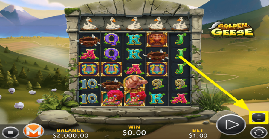 Golden Geese Adjust Bet