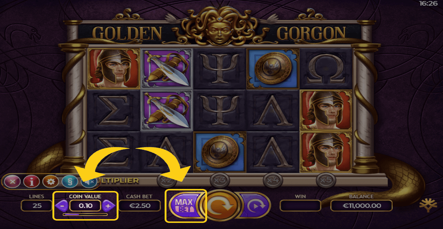 Golden Gorgon Bet Select