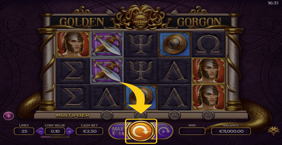 Golden Gorgon Spin