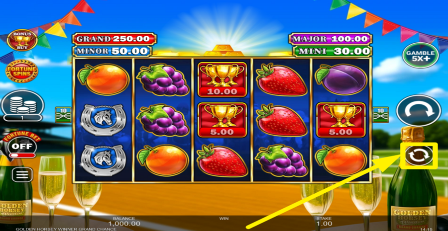 Golden Horsey Winner Grand Chance Autoplay