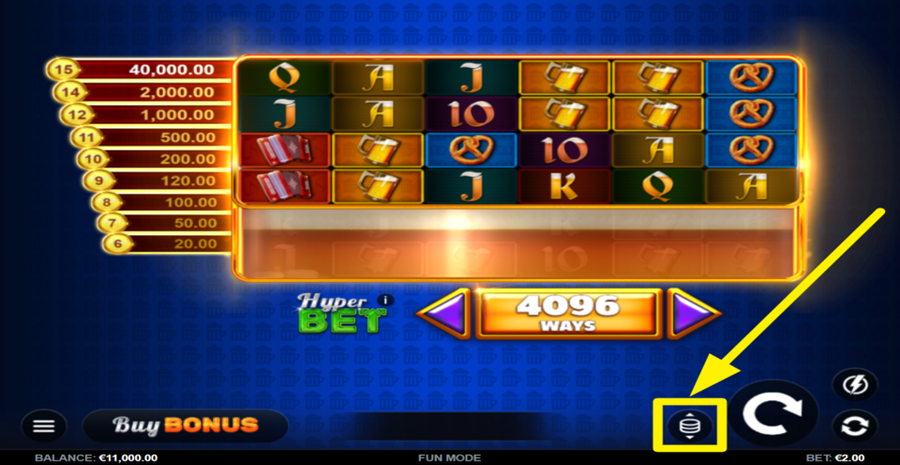 Golden Kegs 50k Adjust Bet