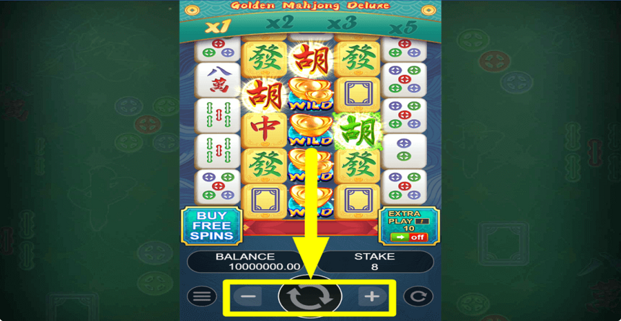 Golden Mahjong Deluxe Bet Value