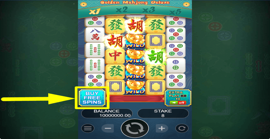 Golden Mahjong Deluxe Buy Feature