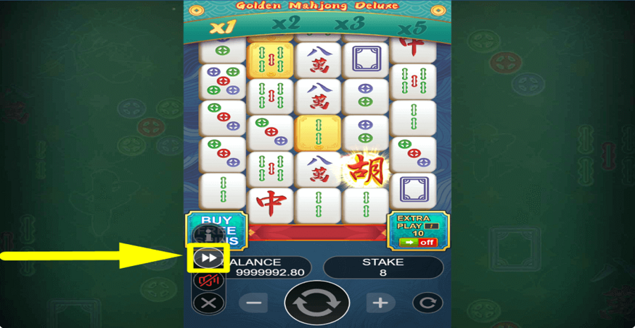 Golden Mahjong Deluxe Fast Play Feature
