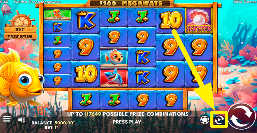 Golden Ocean Megaways Autoplay