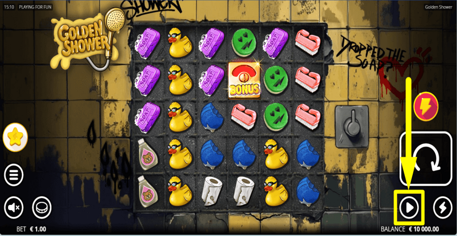 Golden Shower Autoplay Feature