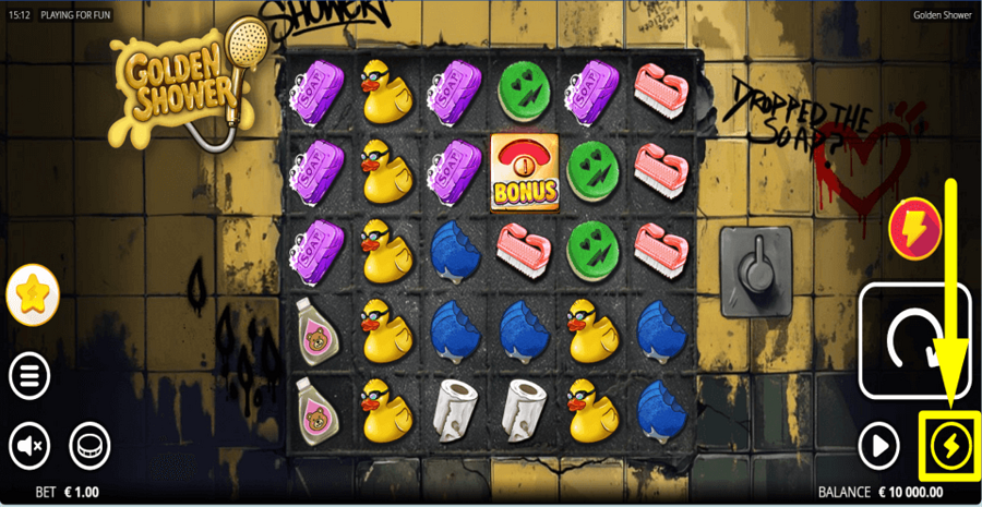 Golden Shower Turbo Feature