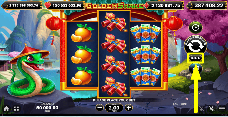 Golden Snake Turbo Feature