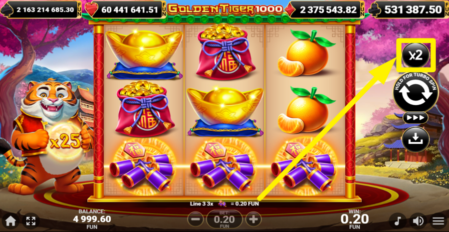 Golden Tiger 1000 Gamble