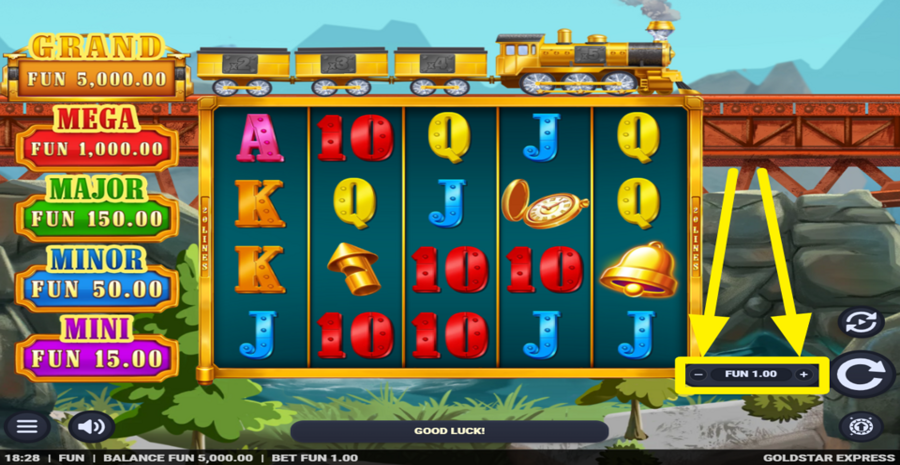 Goldstar Express Adjust Bet