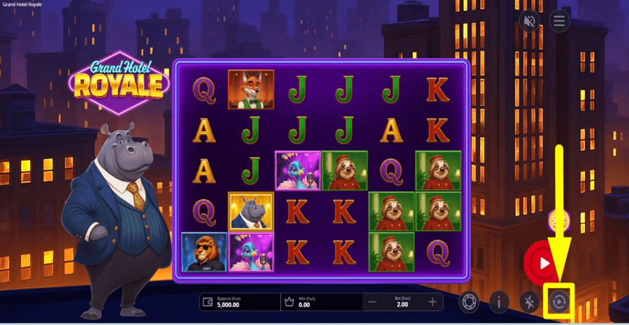 Grand Hotel Royale Autoplay Feature