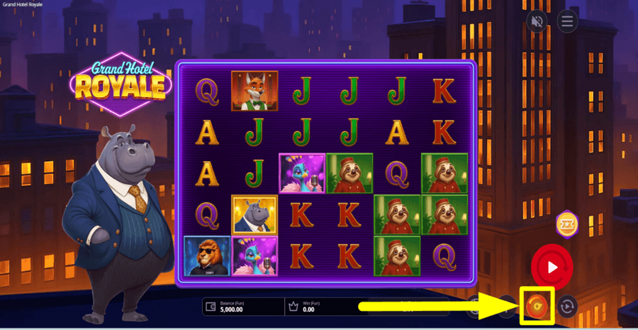 Grand Hotel Royale Turbo Feature