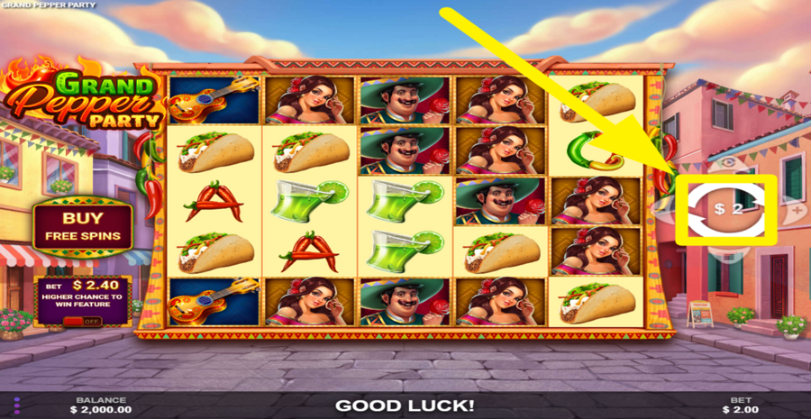 Grand Pepper Party Spin Button