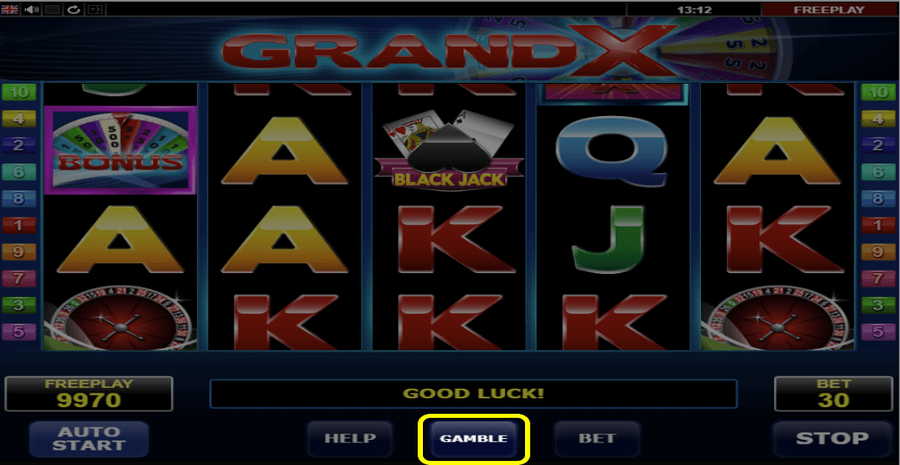 Grand X Gamble Feature