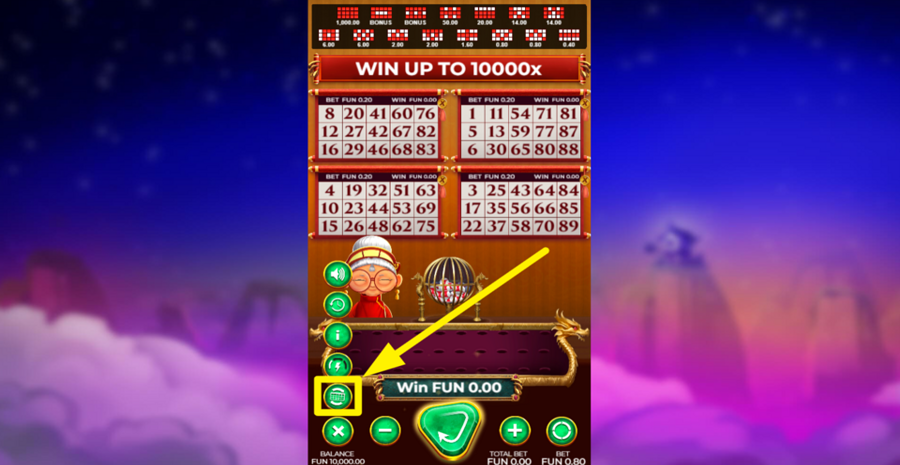 Grandma Bingo Shuffle Numbers