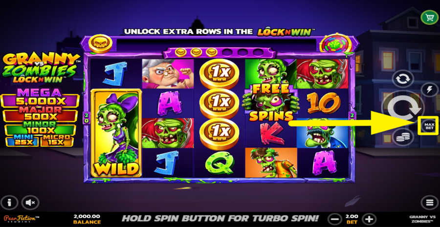 Granny Vs Zombies Max Bet