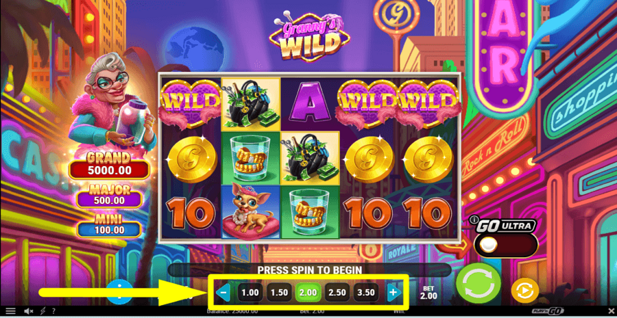Grannys Wild Bet Value