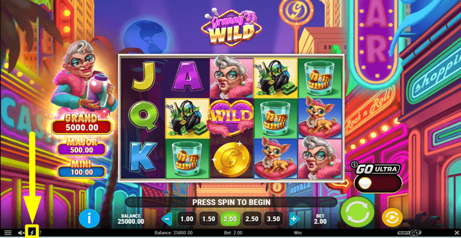 Grannys Wild Turbo Feature