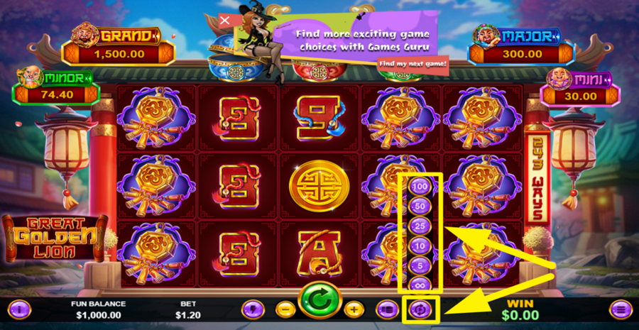 Great Golden Lion Autoplay