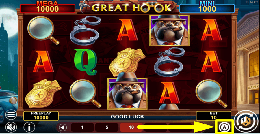Great Hook Hold And Win Autoplay Feature