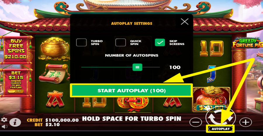 Greedy Fortune Pig Autoplay