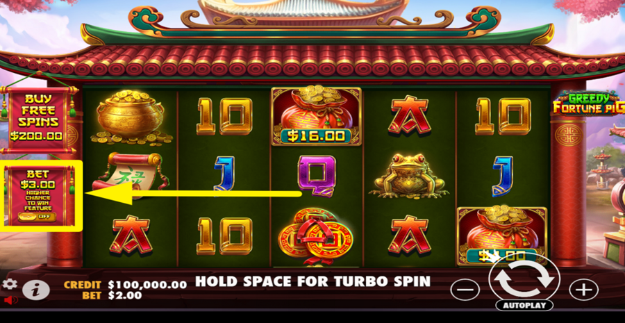 Greedy Fortune Pig Extra Bet