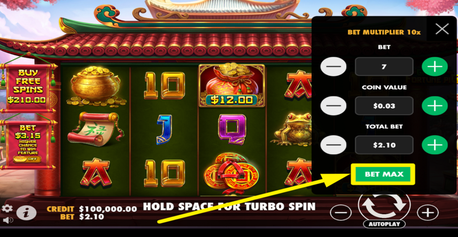 Greedy Fortune Pig Max Bet