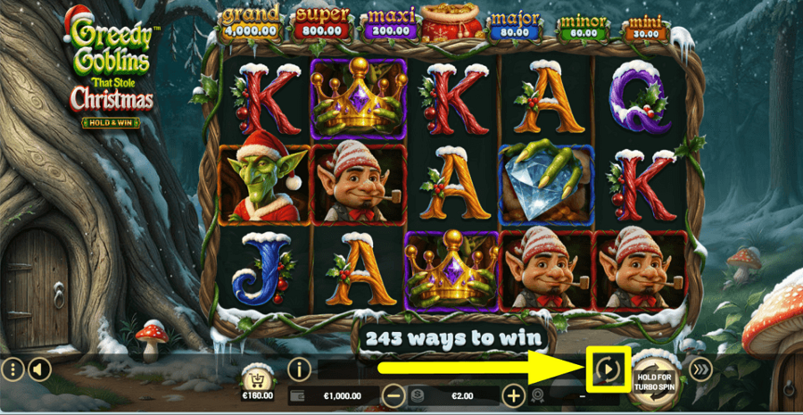 Greedy Goblins That Stole Christmas Hold And Win Autoplay Feature