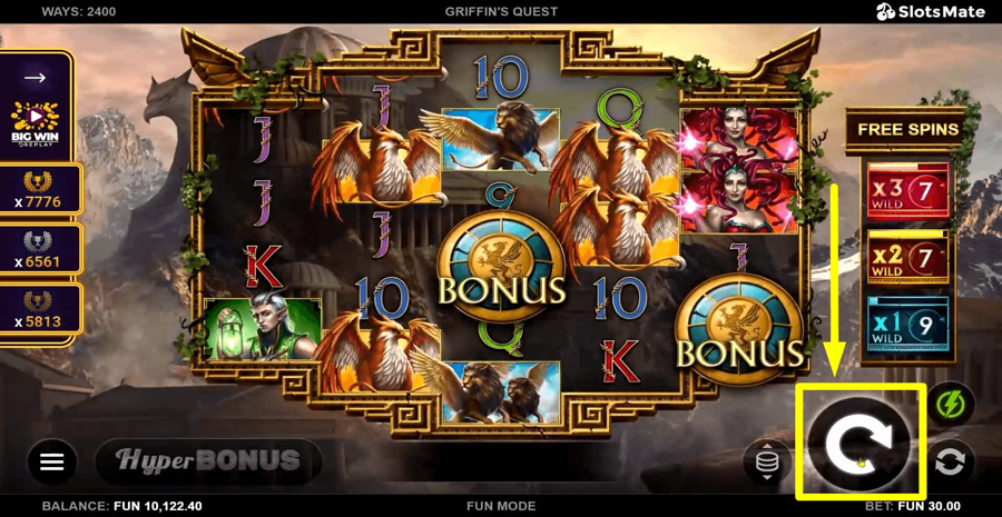 Griffins Quest Spin