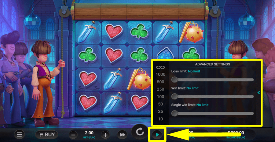 Groovy Knights Dream Drop Autoplay Feature