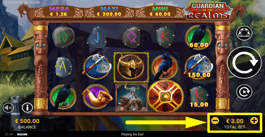 Guardian Of The Realms Bet Value