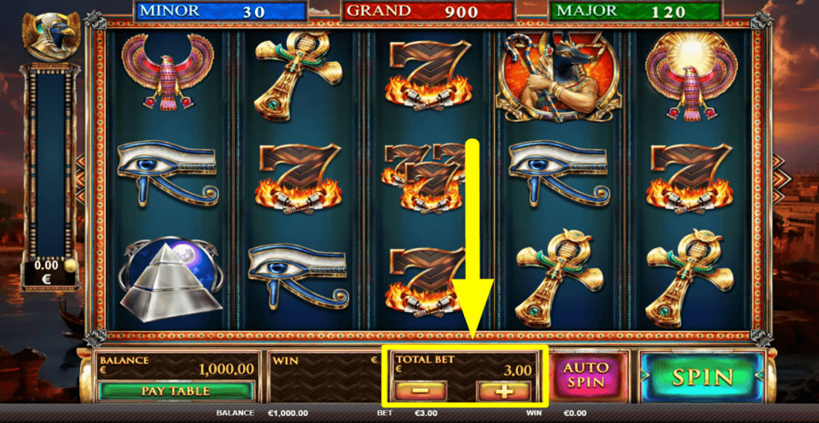 Guardians Of Luxor 2 Total Bet