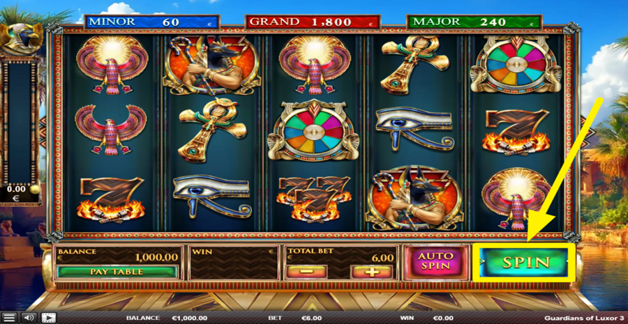 Guardians Of Luxor 3 Spin