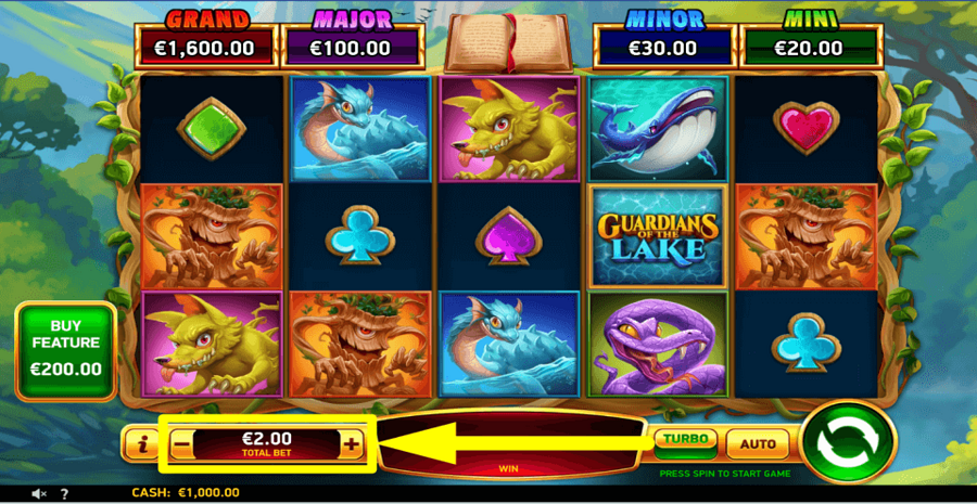 Guardians Of The Lake Bet Value