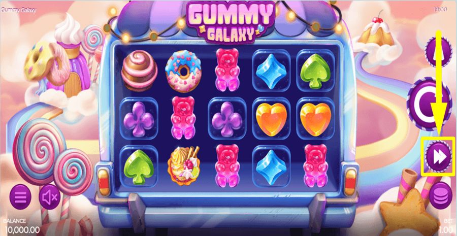 Gummy Galaxy Turbo Mode