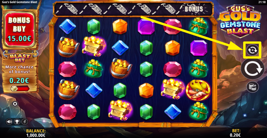 Guss Gold Gemstone Blast Autoplay