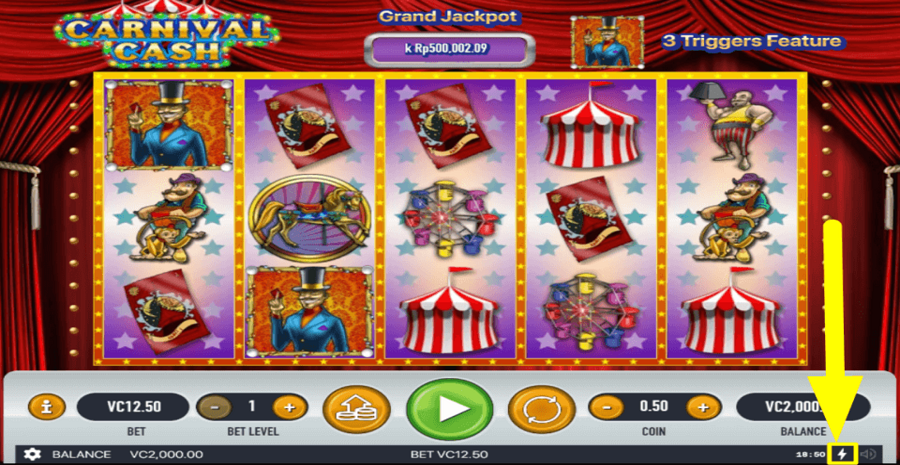 Habanero Carnival Cash Quick Spin Feature