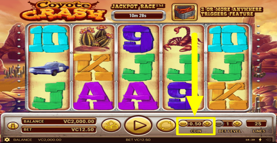 Habanero Coyote Crash Coin Value