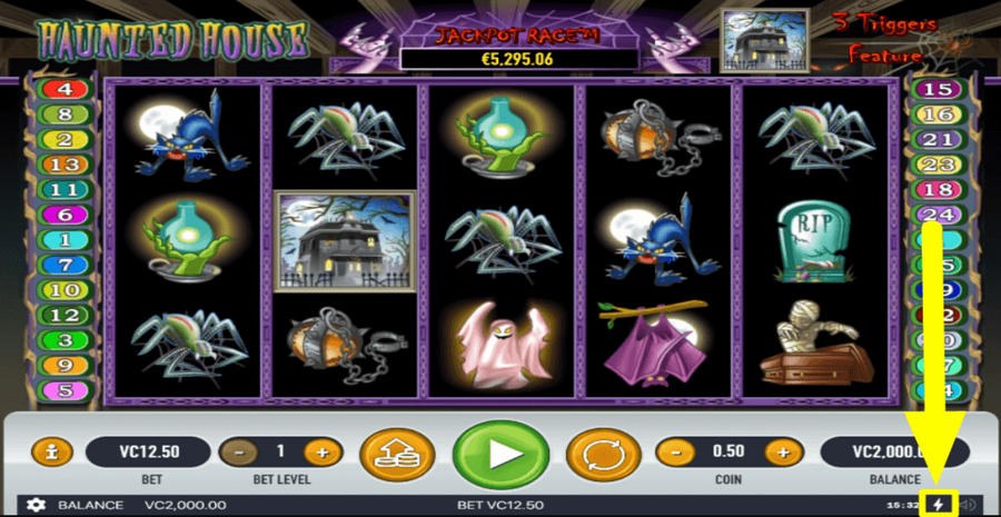 Habanero Haunted House Quick Spin Feature