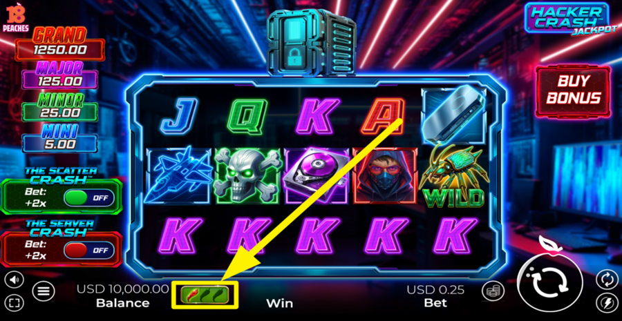 Hacker Crash Jackpot Adjust Volatility