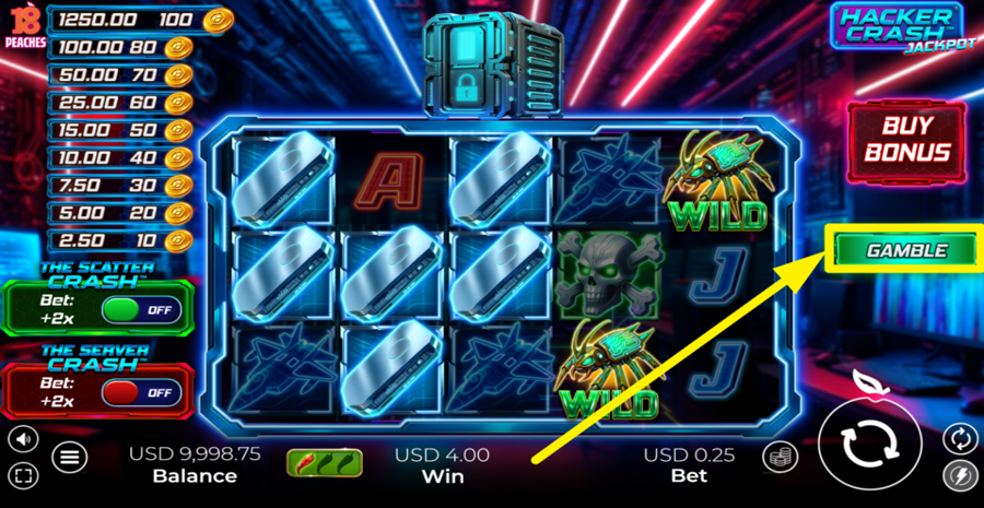 Hacker Crash Jackpot Gamble