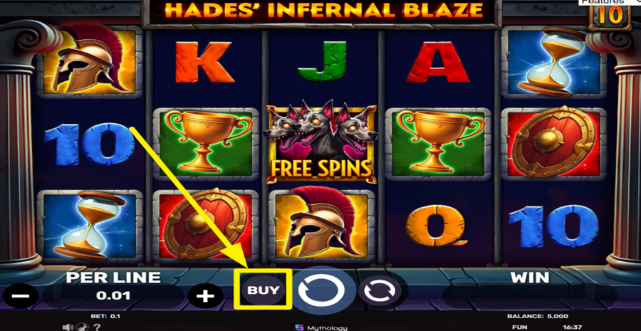 Hades Infernal Blaze Buy Bonus