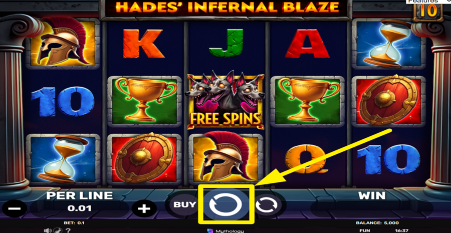 Hades Infernal Blaze Spin