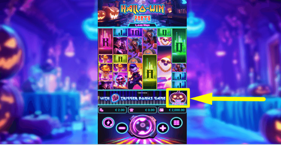 Hallo Win Party Buy Feature