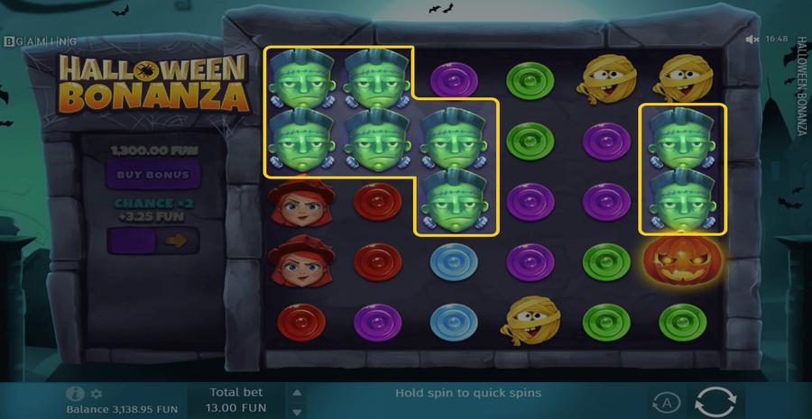 Halloween Bonanza Paylines